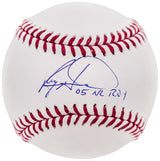 Ryan Howard Autographed Baseball Philadelphia Phillies "05 NL ROY" Beckett BAS QR Stock #202600