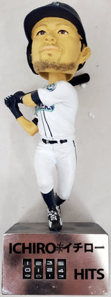 Ichiro Suzuki Autographed 2011 Hit Counter Bobblehead Box Seattle Mariners IS Holo SKU #193662