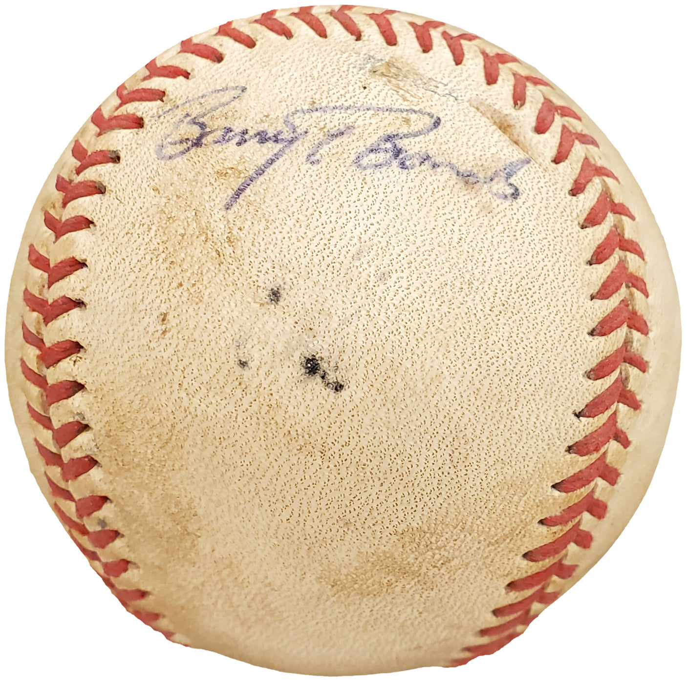 Barry Bonds Autographed Official Game Used NCAA Championship Baseball Arizona State Sun Devils Vintage Signature Beckett BAS #AA001195