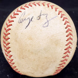 Barry Bonds Autographed Official Game Used NCAA Championship Baseball Arizona State Sun Devils Vintage Signature Beckett BAS #AA001195