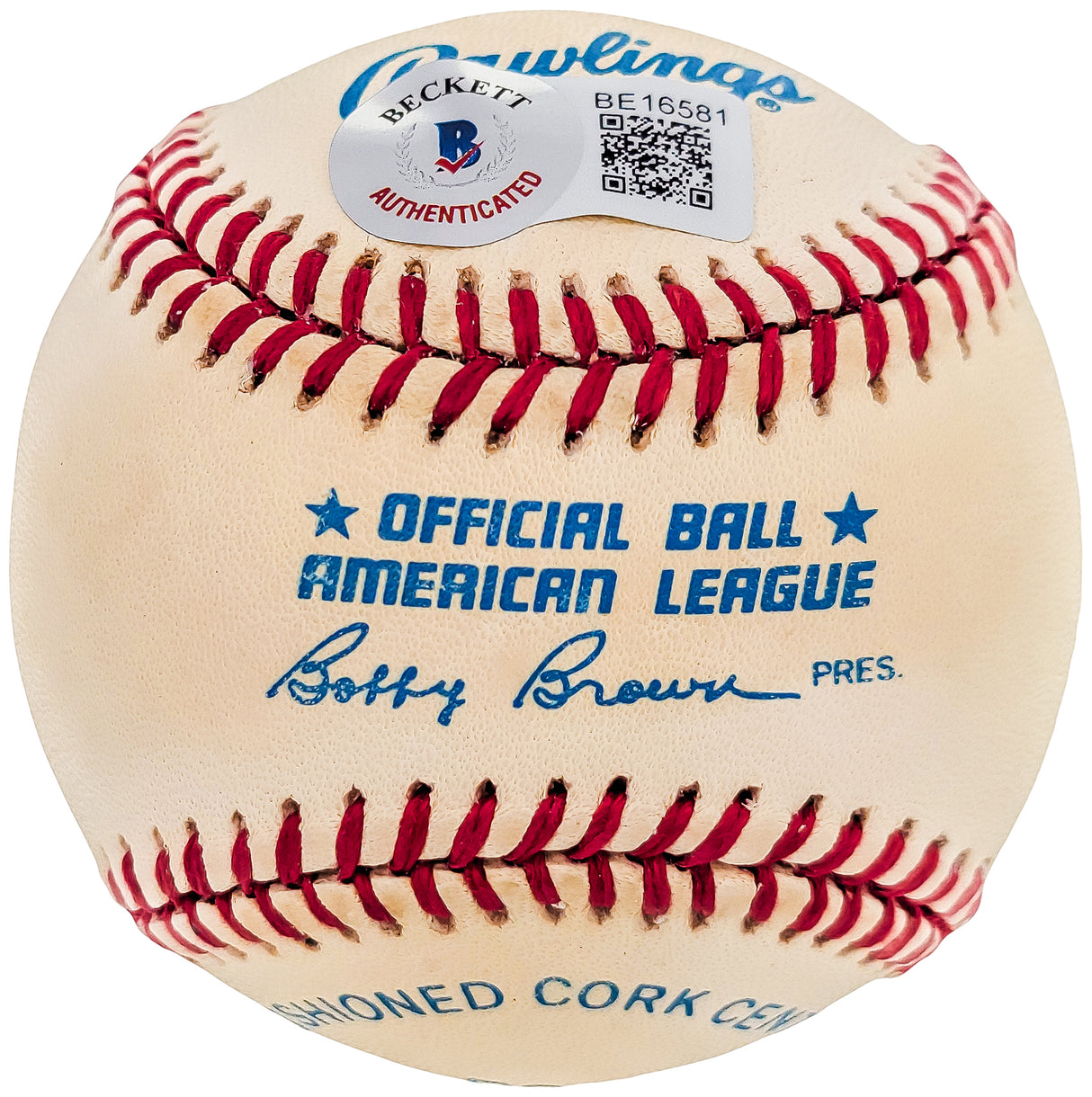 Jerry Lumpe Autographed Official AL Baseball New York Yankees Beckett BAS #BE16581