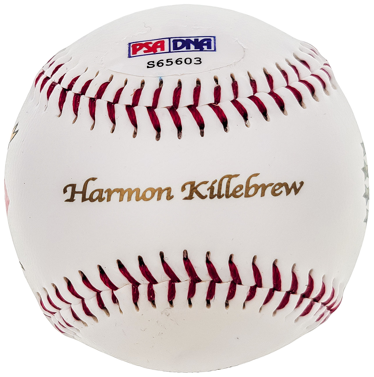 Harmon Killebrew Autographed Official Statball Logo Baseball Minnesota Twins PSA/DNA #S65603