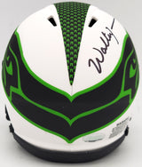 Walter Jones Autographed Seattle Seahawks Lunar Eclipse White Speed Mini Helmet MCS Holo Stock #203086