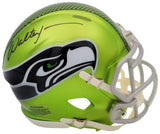 Walter Jones Autographed Seattle Seahawks Flash Green Speed Mini Helmet MCS Holo Stock #203087