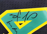 Seattle Supersonics Shawn Kemp Autographed Black Authentic Mitchell & Ness Hardwood Classics Swingman Jersey Size XL Signed On Front "Reign Man" MCS Holo Stock #203434