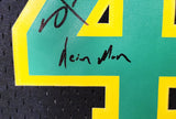 Seattle Supersonics Shawn Kemp Autographed Black Authentic Mitchell & Ness Hardwood Classics Swingman Jersey Size XL Signed On Front "Reign Man" MCS Holo Stock #203434