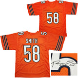 Chicago Bears Roquan Smith Autographed Orange Jersey Beckett BAS QR Stock #203020