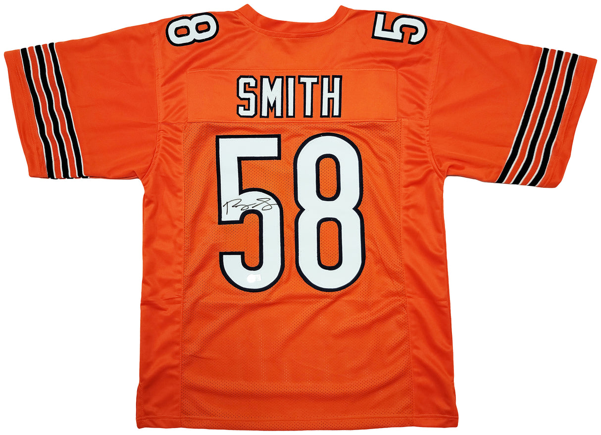 Chicago Bears Roquan Smith Autographed Orange Jersey Beckett BAS QR Stock #203020
