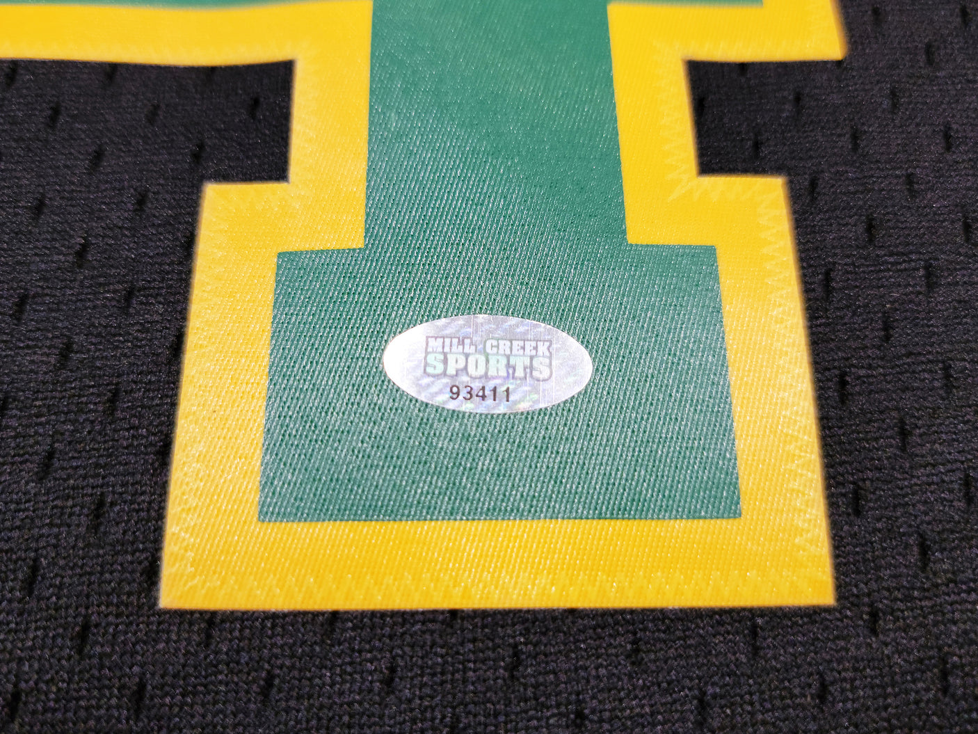Seattle Supersonics Shawn Kemp Autographed Black Authentic Mitchell & Ness Hardwood Classics Swingman Jersey Size L "Reign Man" MCS Holo Stock #203430