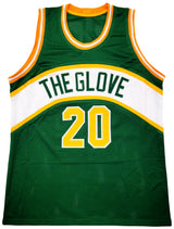 Seattle Supersonics Gary Payton Autographed Green Jersey Beckett BAS QR Stock #203421
