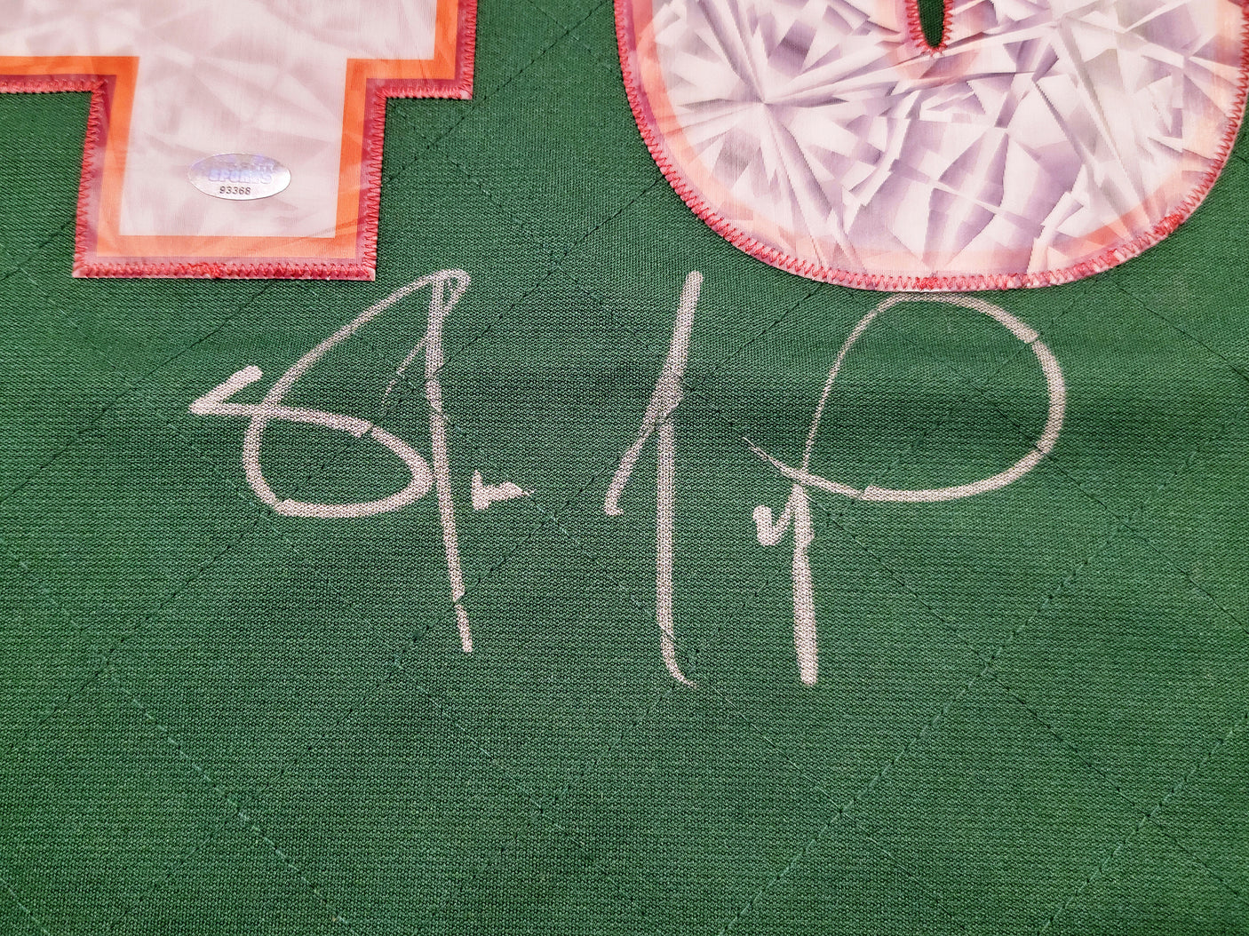 Seattle Supersonics Shawn Kemp Autographed Green Authentic Mitchell & Ness Hardwood Classics Swingman Jersey NBA Top 75 Size M MCS Holo Stock #203425