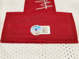 Alabama Crimson Tide Will Anderson Autographed White Jersey "Terminator" Beckett BAS QR Stock #203019