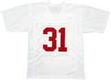 Alabama Crimson Tide Will Anderson Autographed White Jersey "Terminator" Beckett BAS QR Stock #203019