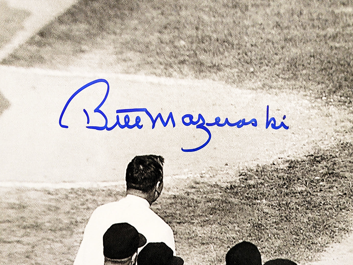 Bill Mazeroski Autographed 16x20 Photo Pittsburgh Pirates 1960 Game 7 Walk Off Home Run Beckett BAS Stock #203043