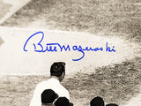Bill Mazeroski Autographed 16x20 Photo Pittsburgh Pirates 1960 Game 7 Walk Off Home Run Beckett BAS Stock #203043