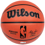 Gary Payton Autographed Authentic Indoor Outdoor Basketball Seattle Supersonics MCS Holo & Beckett BAS QR Stock #203419