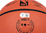 Gary Payton Autographed Authentic Indoor Outdoor Basketball Seattle Supersonics MCS Holo & Beckett BAS QR Stock #203419