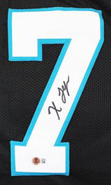 Xavier Legette Authentic Signed Black Pro Style Framed Jersey BAS Witnessed