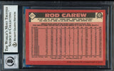 Rod Carew Autographed 1986 O Pee Chee Card #371 California Angels Auto Grade Gem Mint 10 Beckett BAS #12751601
