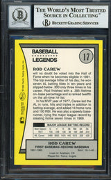 Rod Carew Autographed 1990 Pacific Card #17 Minnesota Twins Auto Grade Gem Mint 10 Beckett BAS #12751625
