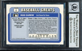 Rod Carew Autographed 1990 Swell Card #4 Minnesota Twins Auto Grade Gem Mint 10 Beckett BAS Stock #192691