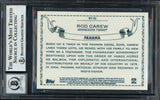 Rod Carew Autographed 2018 Topps Allen & Ginter World Talent Card #WT-33 Minnesota Twins Auto Grade Gem Mint 10 Beckett BAS Stock #192817