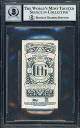 Rod Carew Autographed 2019 Topps Allen & Ginter Mini Card #115 Minnesota Twins Auto Grade Gem Mint 10 Beckett BAS Stock #192829