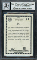 Rod Carew Autographed 2019 Topps Allen & Ginter Baseball Star Signs Card #BSS-17 Minnesota Twins Auto Grade Gem Mint 10 Beckett BAS Stock #192833