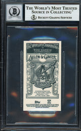 Rod Carew Autographed 2020 Topps Allen & Ginter Mini Card #10 California Angels Auto Grade Gem Mint 10 Beckett BAS #12752112