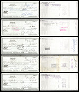 Max McGee Autographed 2.75x6 Check Green Bay Packers Lot of 50 SKU #174046