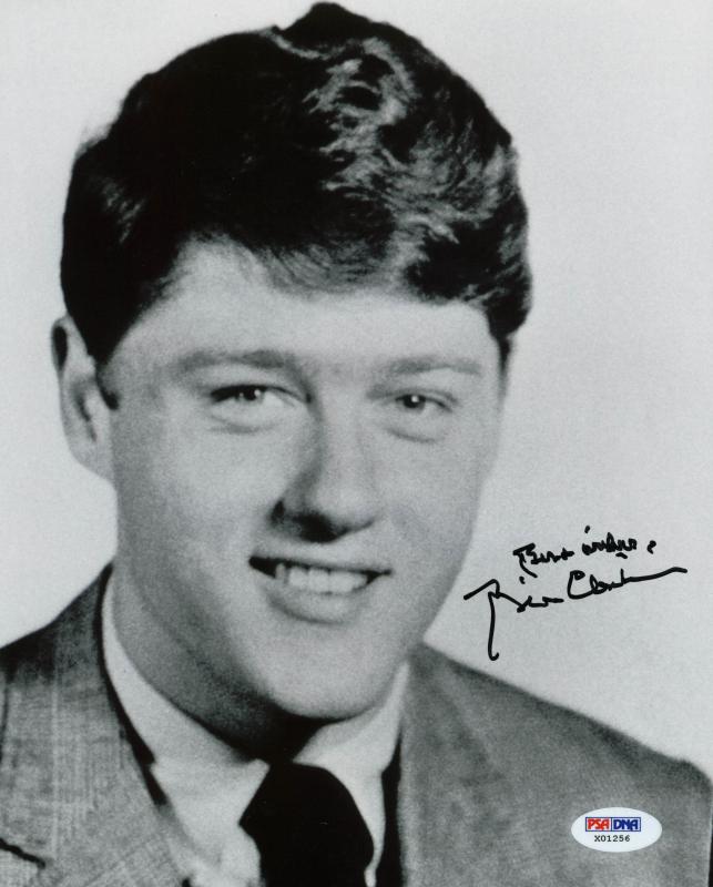 President Bill Clinton Signed Authentic 8X10 Photo Autographed PSA/DNA #X01256