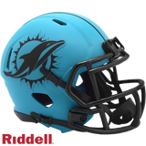 Miami Dolphins Rave Speed Mini Football Helmet