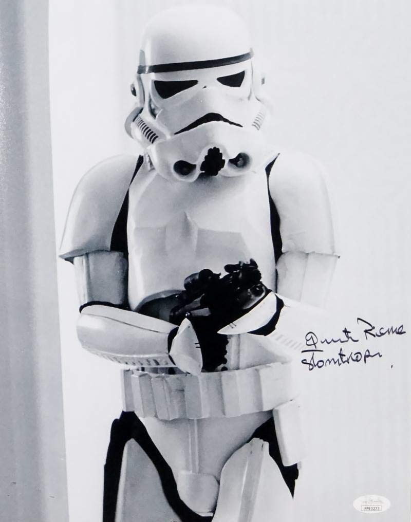 Quentin Pierre Autographed 11x14 Photo From Movie w/ Stormtrooper- JSA Auth *Blk