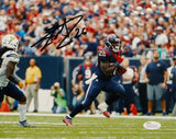 Lamar Miller Autographed *Black Texans 8x10 Against Chargers Photo- JSA W Auth