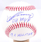 Vladimir Guerrero Sr. Signed Rawlings OML Baseball w/3 Inscriptions-BeckettWHolo