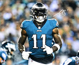 A.J. Brown Autographed Philadelphia Eagles 16x20 Close Up Photo- Beckett W Holo