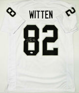 Jason Witten Autographed White Pro Style Jersey - Beckett W Auth *8