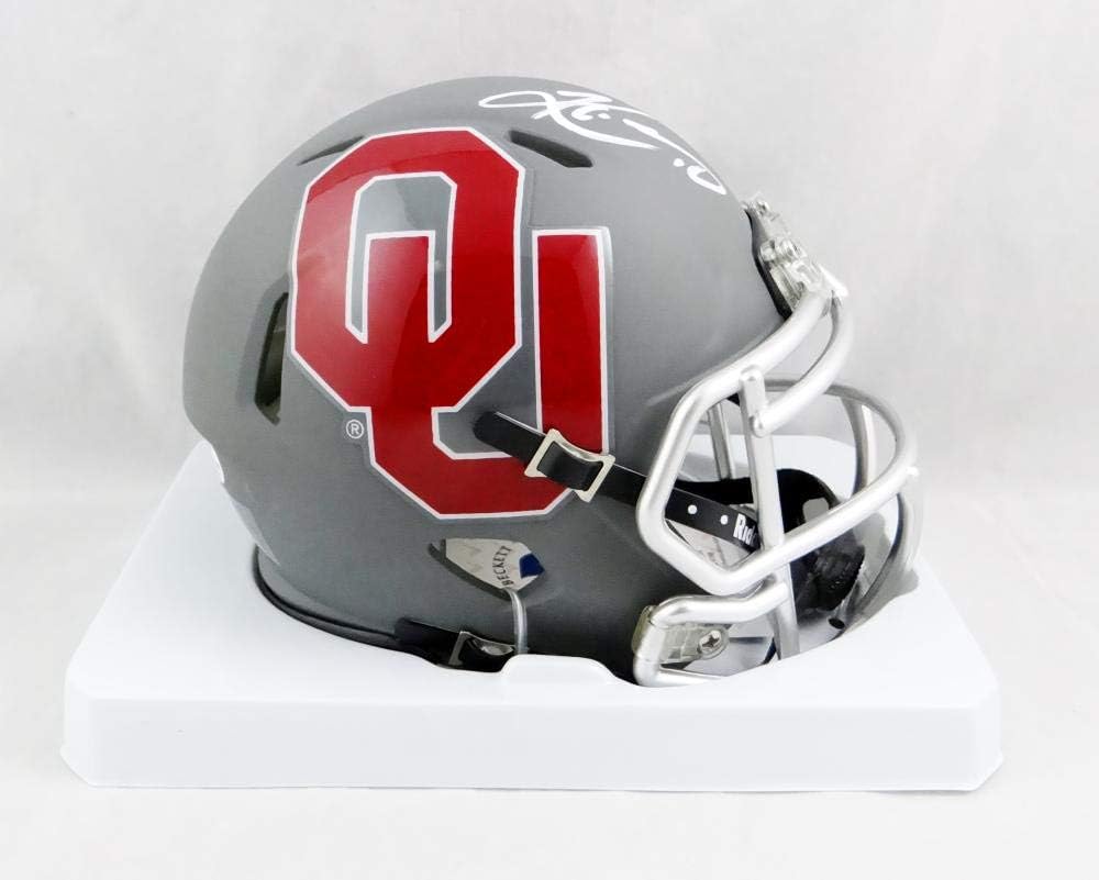 Kyler Murray Autographed OU Sooners AMP Speed Mini Helmet - Beckett Auth *White