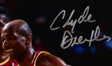 Clyde Drexler Hakeem Olajuwon Houston Rockets Autographed 8x10 Photo - JSA W