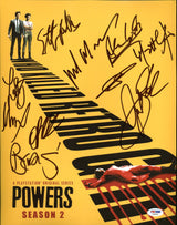 Powers (Logan Browning, Michael Madsen +9) Signed 11X14 Photo PSA/DNA #AB08262