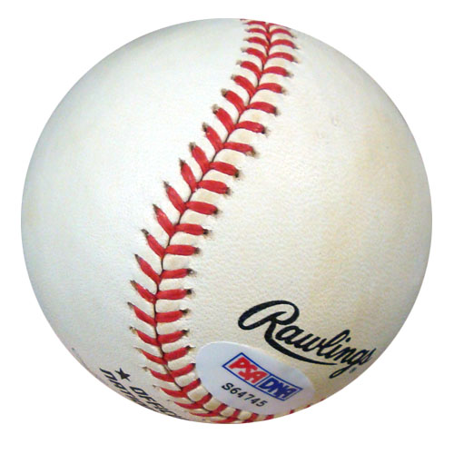 Joe Tepsic Autographed Official NL Baseball Brooklyn Dodgers PSA/DNA #S64745