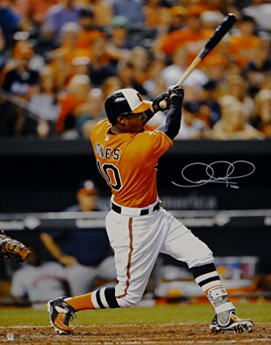Adam Jones Signed Orioles 16x20 Swinging Vertical Photo- Fanatics Authenticated