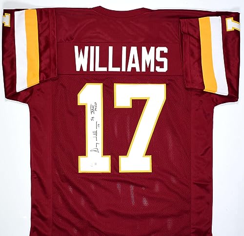 Doug Williams Autographed Maroon Pro Style Jersey w/SB MVP- Beckett W Hologram