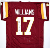 Doug Williams Autographed Maroon Pro Style Jersey w/SB MVP- Beckett W Hologram