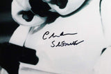 Chris Bunn Autographed Firing Gun 16x20 Photo w/ Stormtrooper - JSA Auth *Back