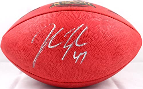 John Lynch Autographed NFL SB 37 Duke Football-Beckett W Hologram *Silver
