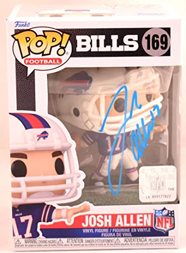 Josh Allen Autographed Buffalo Bills Funko Pop #169 - Beckett Hologram *Blue