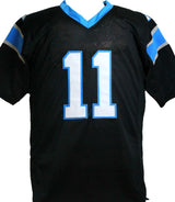 Robby Anderson Autographed Black Pro Style Jersey - Beckett W *Black