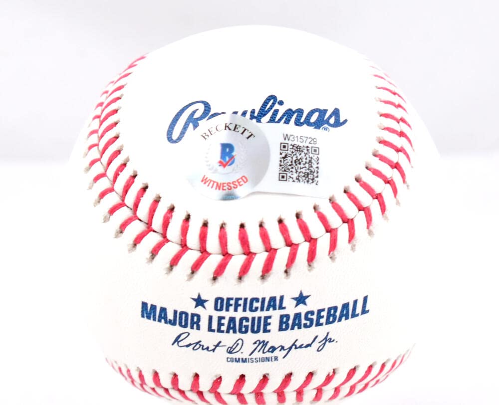 Bucky Dent Autographed Rawlings OML Baseball 78 WS MVP - Beckett W Hologram