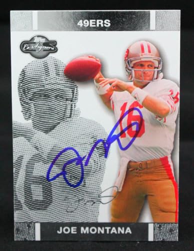 2007 Topps Co Signers #42 Joe Montana San Francisco 49ers Auto Beckett Witness